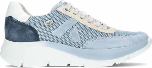 Callaghan Algoritme Suède Sneakers met Adaptaction Technologie Blue Dames