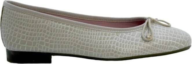 Callaghan Beige Casual Leren Ballerinas Beige Dames