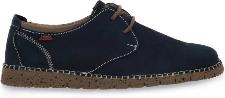 Callaghan Blauwe Veterschoenen voor Mannen Blue Heren