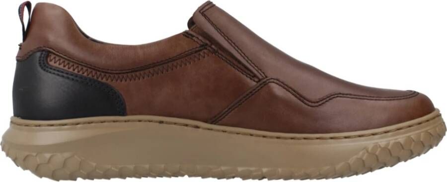 Callaghan Casual Leren Loafers Brown Heren