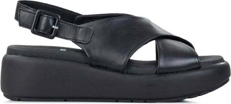 Callaghan Comfortabele Zwarte Sandaal voor Vrouwen Black Dames