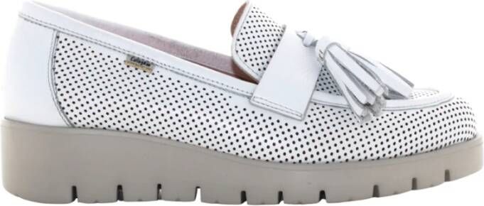 Callaghan Klassieke Witte Mocassins White Dames