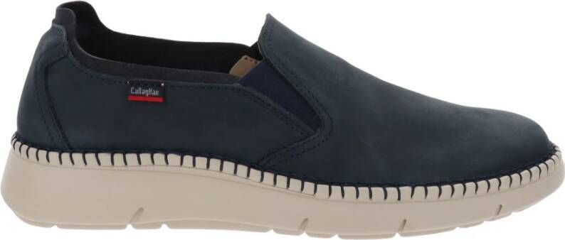 Callaghan Leren Heren Loafers Stijlvol Comfort Blue Heren