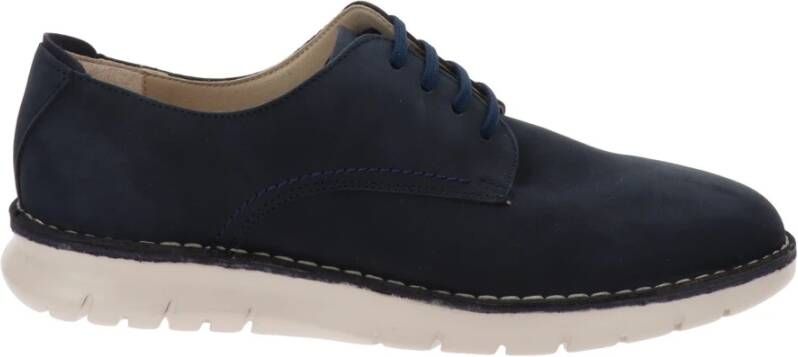 Callaghan Leren Heren Sneakers Stijlvol Comfort Blue Heren