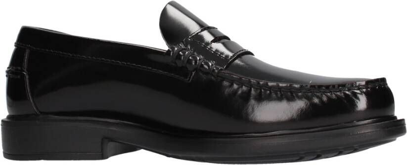 Callaghan Premium Leren Loafer met Spectaculaire Afwerking Black Heren