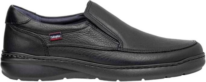 Callaghan Zwarte Casual Leren Mocassins Black Heren