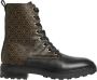 Calvin Klein Boots & laarzen Cleat Biker Boot Mono Mix in bruin - Thumbnail 4