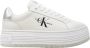 Calvin Klein Plateausneakers BOLD PLATF LOW LACE LTH ML MTL met zijlogo vrijetijdsschoen halve schoen veterschoen - Thumbnail 8