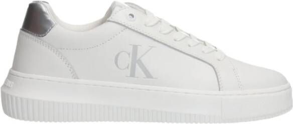 Calvin Klein Casual Sneakers voor Dagelijks Gebruik White Dames