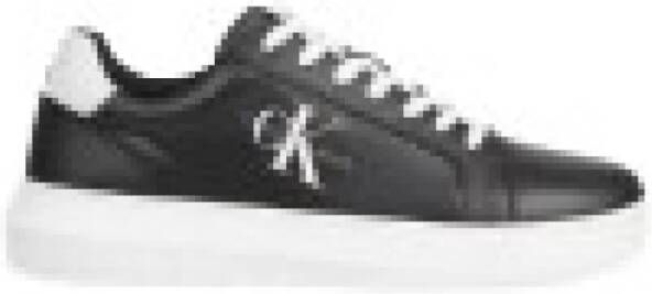 Calvin Klein Chunky Cupsole Mono LTH Schoenen Black Heren