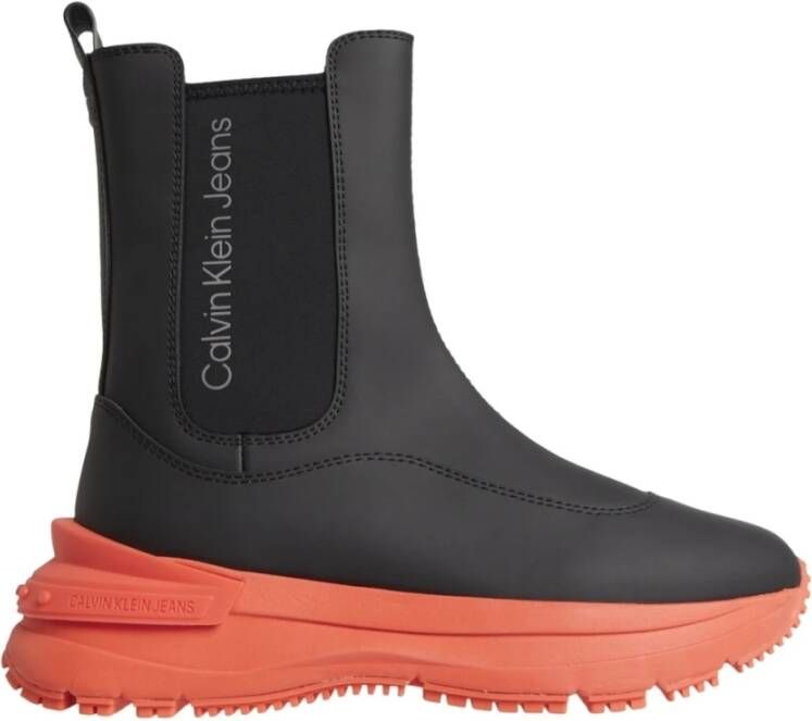 Calvin Klein Jeans Chelsea boots met labeldetails model 'CHUNKY RUNNER'