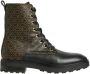 Calvin Klein Boots & laarzen Cleat Biker Boot Mono Mix in bruin - Thumbnail 11