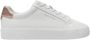 Calvin Klein Dames Lace-Up Sneakers White Dames - Thumbnail 1