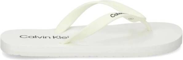 Calvin Klein Dames Rubberen Slippers White Dames