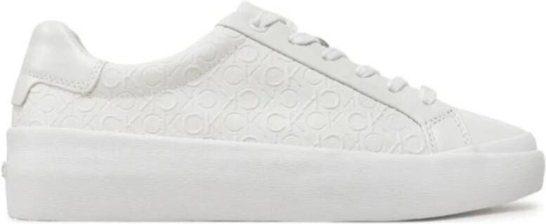 Calvin Klein Damesvetersneakers White Dames