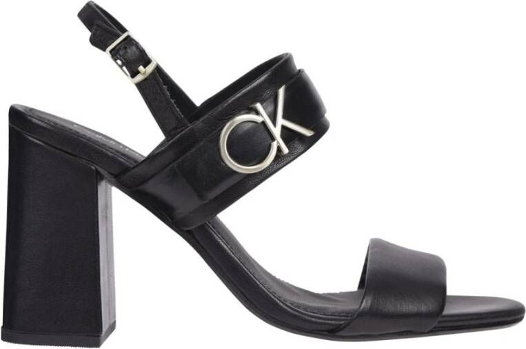 Calvin Klein Flat Sandals Zwart Dames