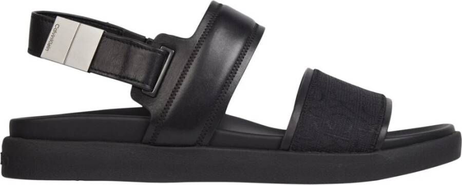 Calvin Klein Flat Sandals Zwart Heren