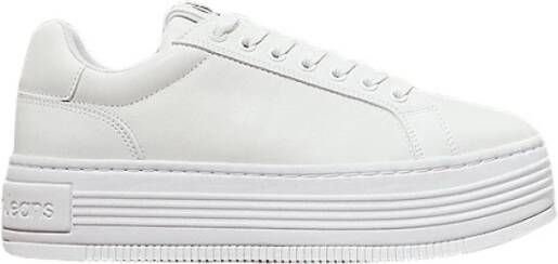 Calvin Klein Gedurfde Platform Sneakers White Dames