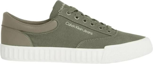 Calvin Klein Groene Vulc Low Sneakers Green Heren