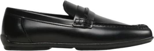 Calvin Klein Heren Driver Mocassin met Plaque Black Heren