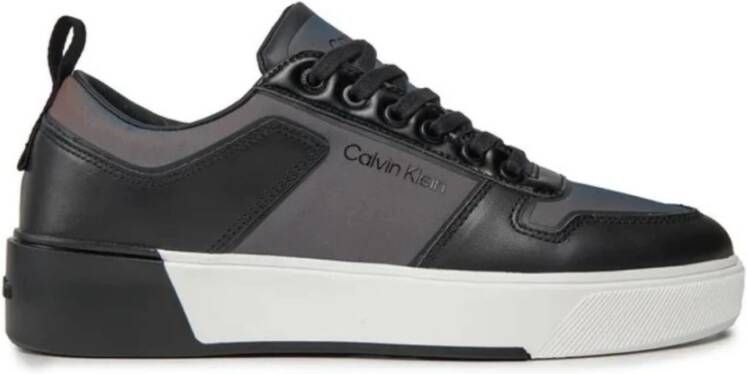 Calvin Klein Heren Low Top Lace Up Sneakers Blue Heren