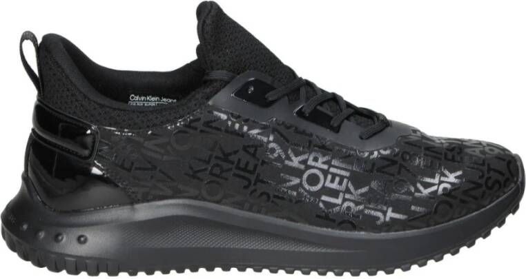 Calvin Klein Jeans Iconische Logo Sneakers Black Heren