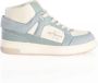 Calvin Klein Hoge leren sneakers Wit Green Dames - Thumbnail 1