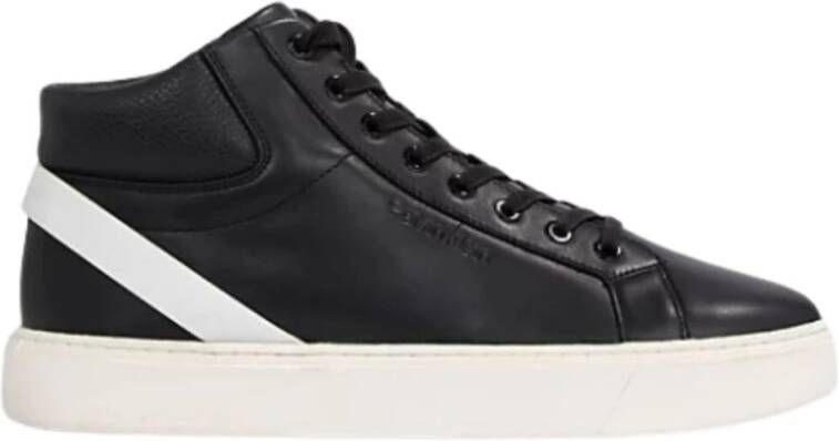 Calvin Klein Hoge veterschoenen HIGH TOP LACE UP ARCHIVE STRIPE met een zacht verdikte schachtrand