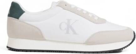 Calvin Klein Iconische Retro Runner Schoenen Collectie White Heren