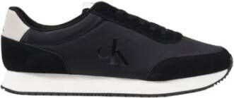 Calvin Klein Jeans Casual Suede Sneakers Collectie Black Heren