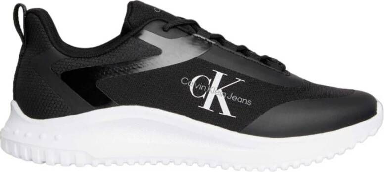 Calvin Klein Jeans Casual Zwarte Textiel Sneakers oor Heren Black Heren