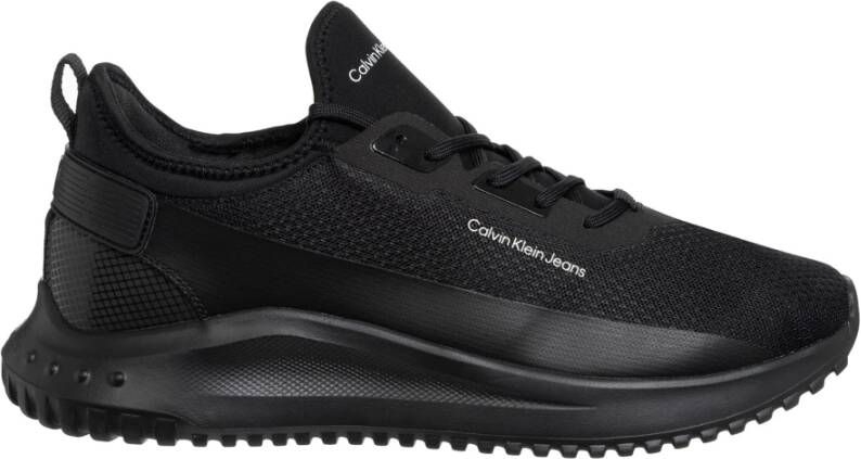 Calvin Klein Jeans Eenvoudige Eva Runner Sneakers Black Heren