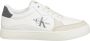 Calvin Klein Jeans Witte Heren Logo Sneakers Multicolor Heren - Thumbnail 2