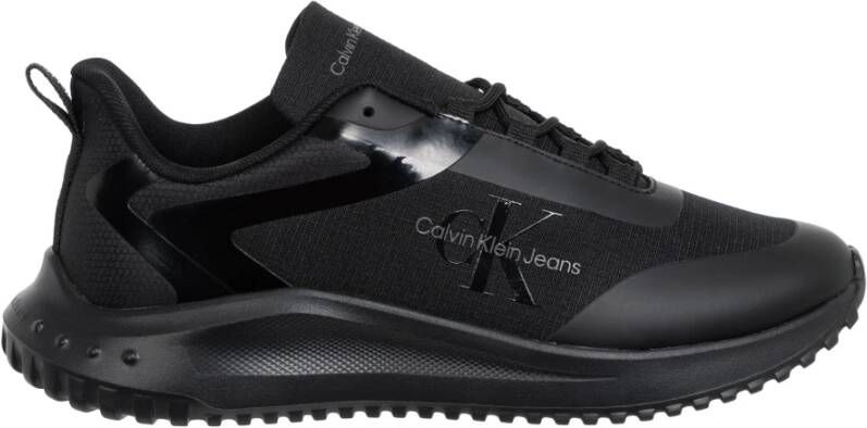 Calvin Klein Sneakers EVA RUNNER LOW LACE ML MIX met lichte profielzool vrijetijdsschoen lage schoen veterschoen