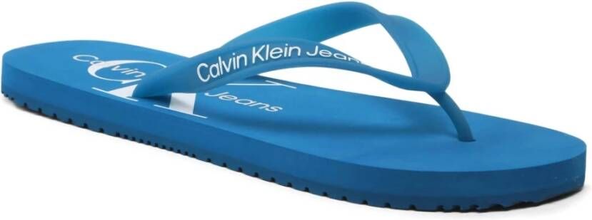 Calvin Klein Jeans Flip Flops Blue Heren