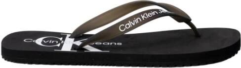 Calvin Klein Jeans Heren Strand Sandalen Lente Zomer Collectie Black Heren