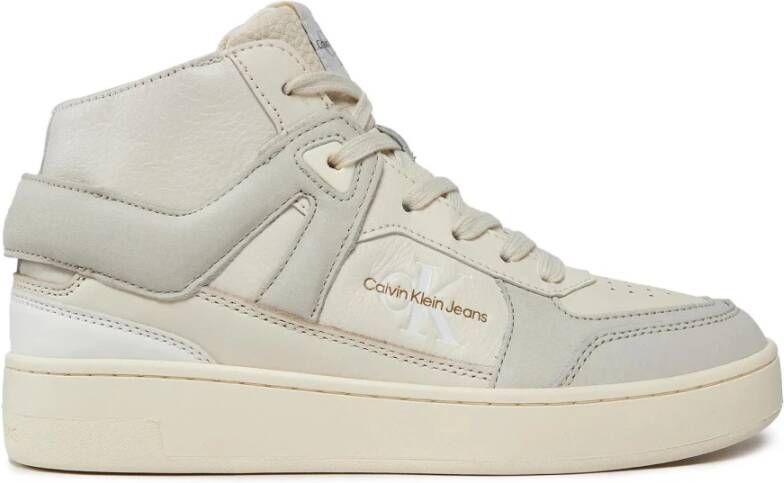 Calvin Klein Hoge veterschoenen BASKET CUPSOLE HIGH MIX ML FAD