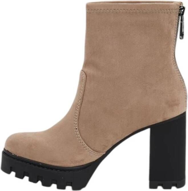 Calvin Klein Highheel-laarsjes HEEL PLATFORM ZIP BOOT SS blokhak plateau enkellaars praktische hielrits