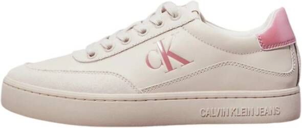 Calvin Klein Jeans Lage Sneakers White Dames