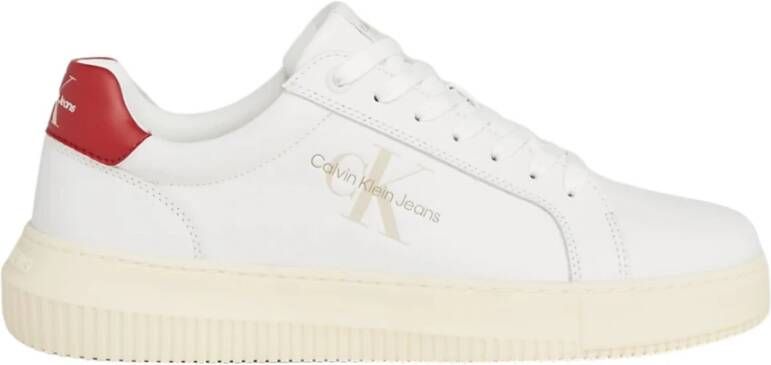 Calvin Klein Jeans Lage Sneakers White Heren