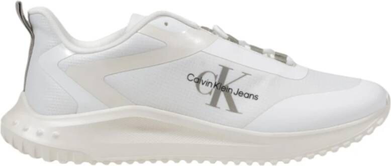 Calvin Klein Sneakers EVA RUNNER LOW LACE ML MIX met lichte profielzool vrijetijdsschoen halfhoge schoen veterschoen