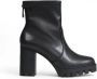 Calvin Klein Highheel-laarsjes HEEL PLATFORM ZIP BOOT MG NAPPA ankleboots enkellaars blokhak met hielrits - Thumbnail 1