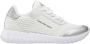 Calvin Klein Jeans Witte Textiele Damessneakers White Dames - Thumbnail 2