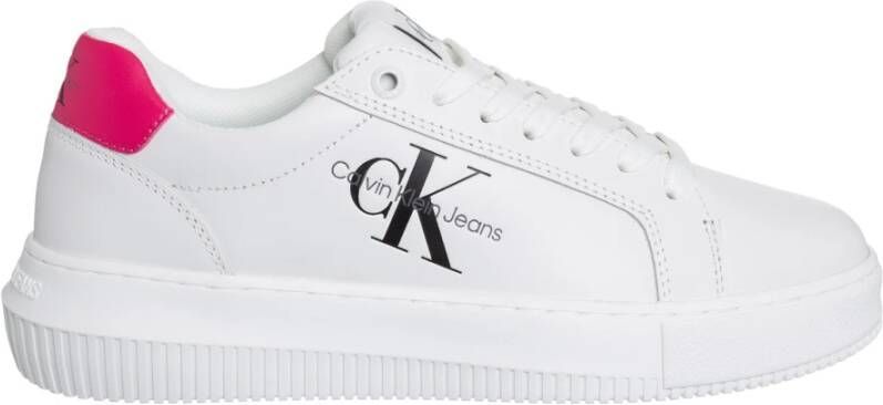 Calvin Klein Jeans Sneakers Wit Dames