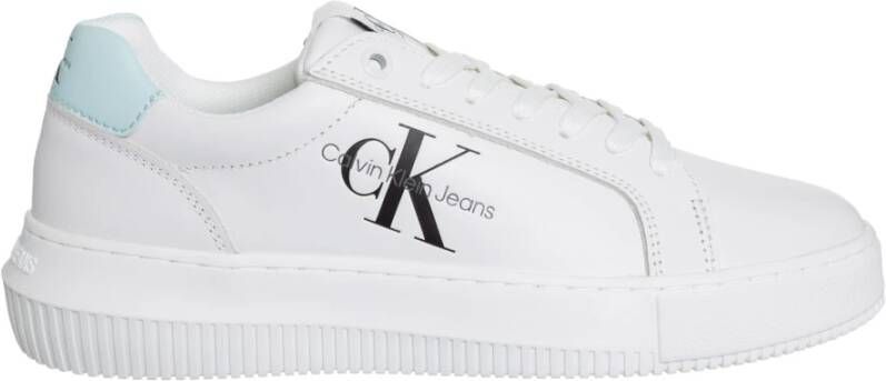 Calvin Klein Jeans Sneakers van leer model 'CHUNKY CUPSOLE LACEUP MON'