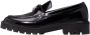 Calvin Klein Metallic Combat Loafer Herfst Winter Collectie Black Dames - Thumbnail 19