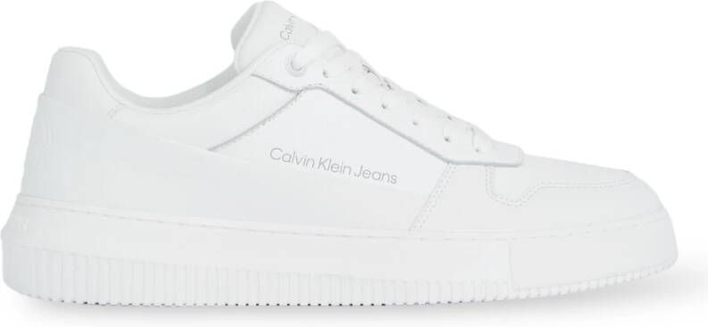 Calvin Klein Jeans Triple Bright White Sneakers White Heren