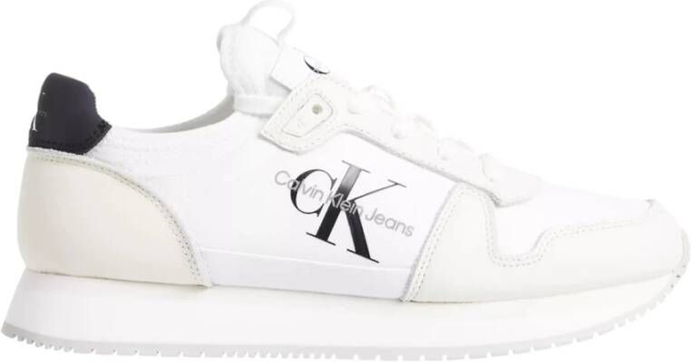 Calvin Klein Jeans Witte Damessneakers White Dames