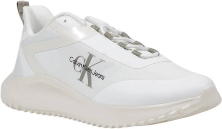 Calvin Klein Sneakers EVA RUNNER LOW LACE ML MIX met lichte profielzool vrijetijdsschoen lage schoen veterschoen