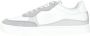 Calvin Klein Jeans Witte Sneakers met Suède Accenten White Heren - Thumbnail 1